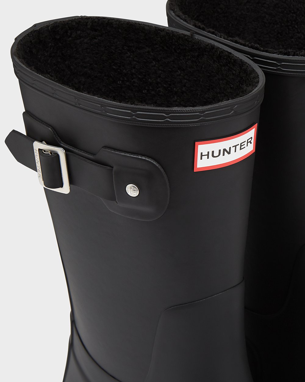 Hunter Kısa Yağmur Çizmesi Erkek Siyah - Original Insulated - Türkiye ER8641279